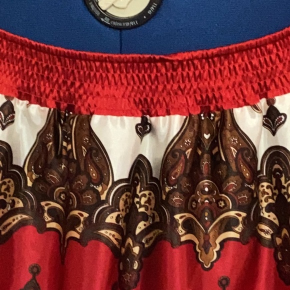 Lane Bryant beautiful halter with fringe tassel asian pattern size 20 - Picture 6 of 6